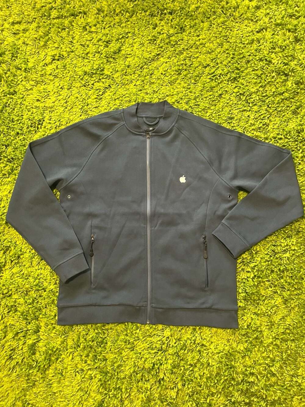 Apple Corporate Employee Tech Fleece Bomber Jacket Size M